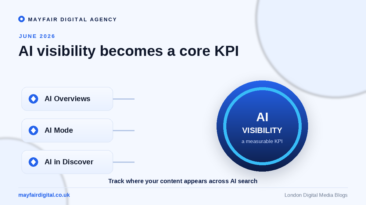 Google Search Console Enters the AI Era with New Performance Reports AI Overviews, AI Mode and Discover feeding into AI visibility as a core SEO KPI in 2026